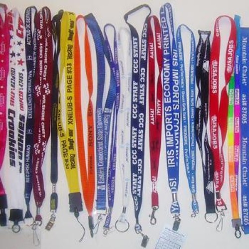 Multicolored lanyards
